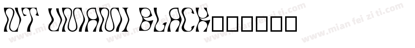 NT Umami Black字体转换